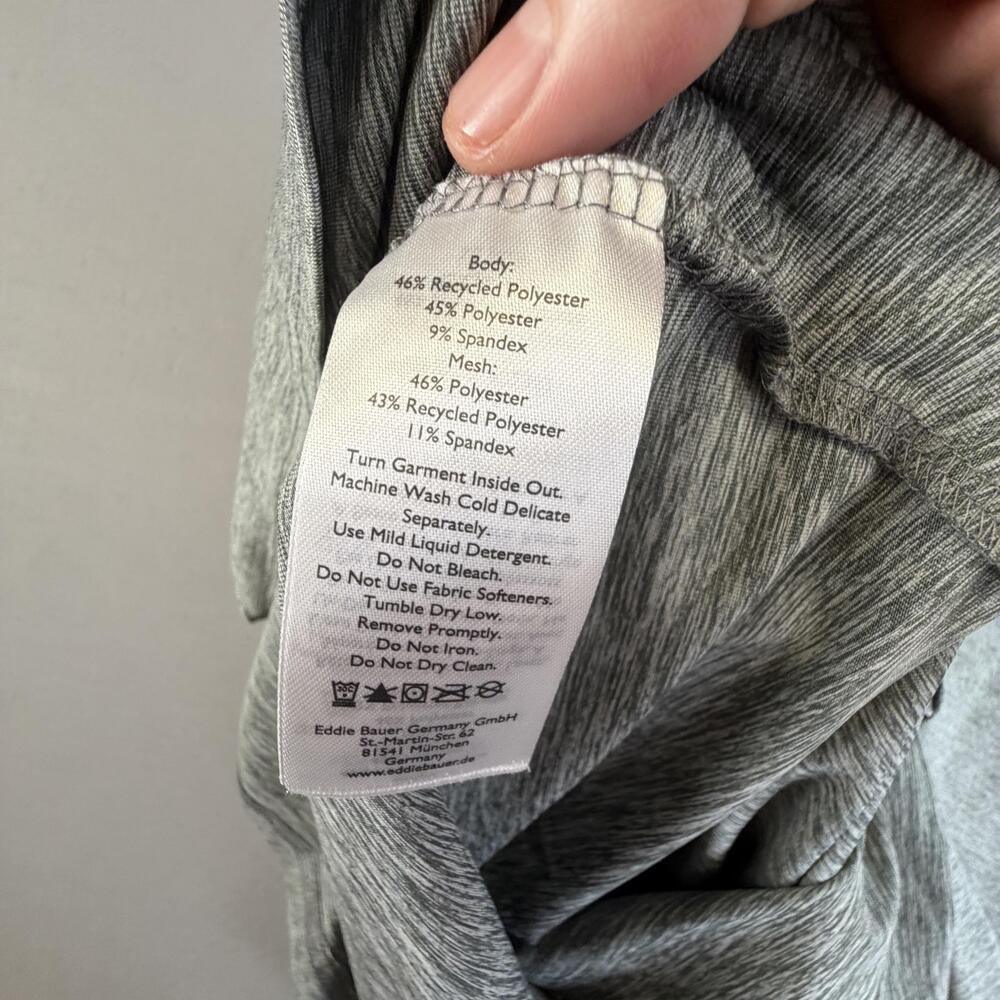 Eddie Bauer WR Resolution Tank Dress Womens M Gray FreeDry Stretch Athleisure - Picture 5 of 11